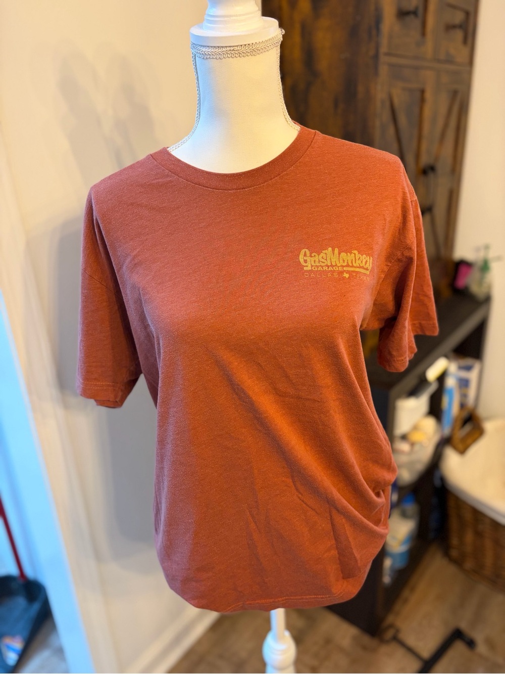 Gas Monkey Garage Women's Short Sleeve Tee - Rust
